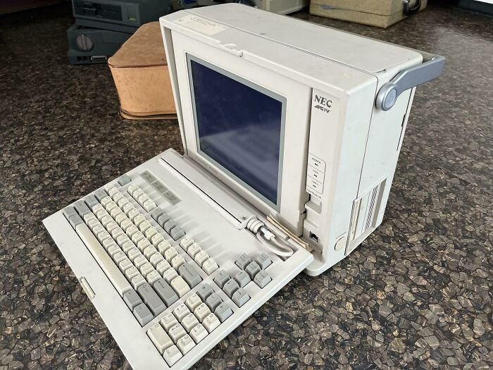 "A Old Laptop My Friends Grandfather Owned"