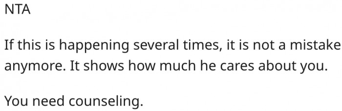 20. They may need counseling if the issue persists.