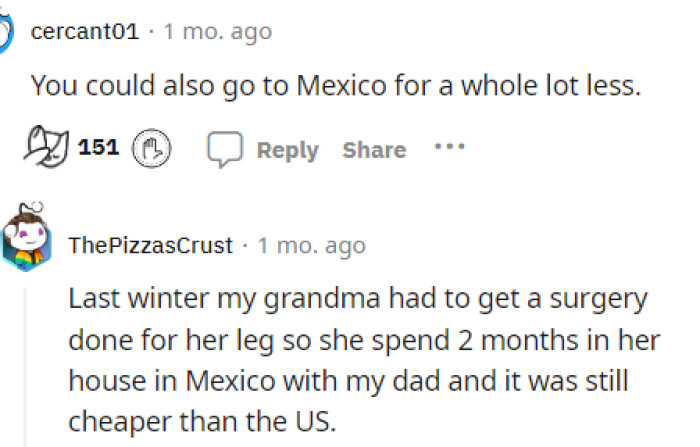 Some people even added other places they could go to for a lot less than going to Barcelona, and honestly, it's true.