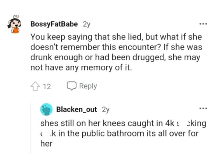 She might have lied, but what if she doesn't remember it?