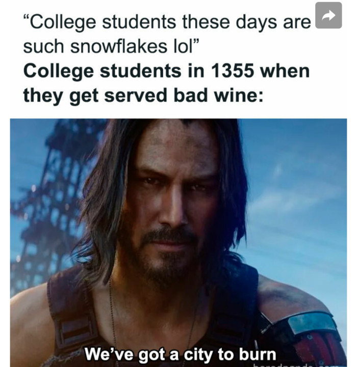 13. Back then, bad wine wasn’t a joke, it was a call to arms