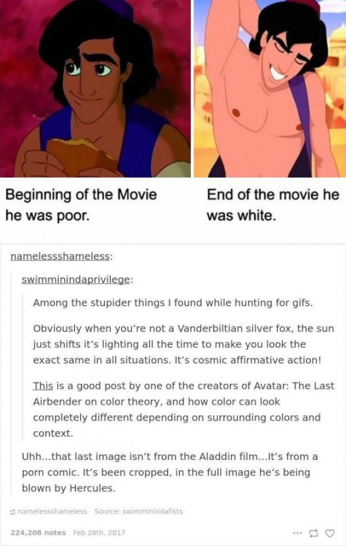 4. Beginning of the movie versus end of the movie