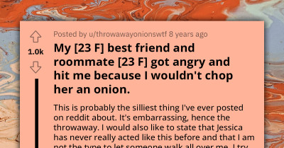 Lady Gets Into A Fight With Roommate All Because She Refused To Chop An Onion, Returns To Find It Under Her Pillow