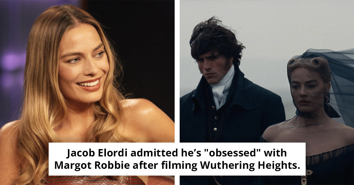 Jacob Elordi details 'obsession' with Margot Robbie after the pair filmed together for upcoming movie