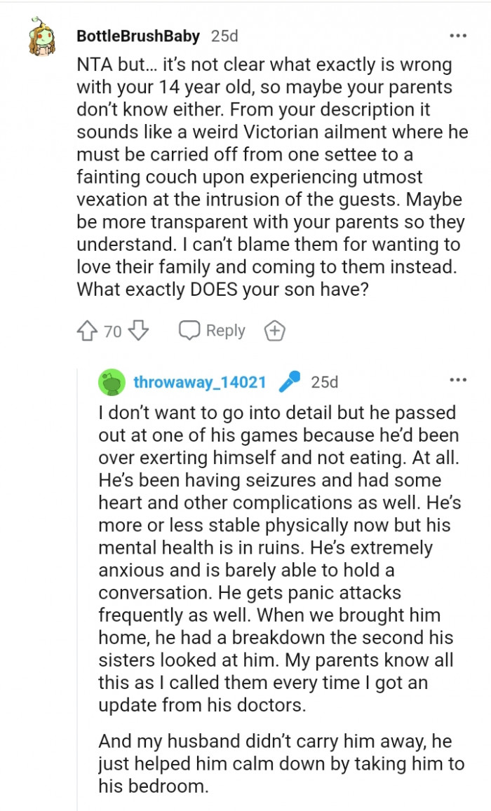 Be more transparent with your parents so they understand