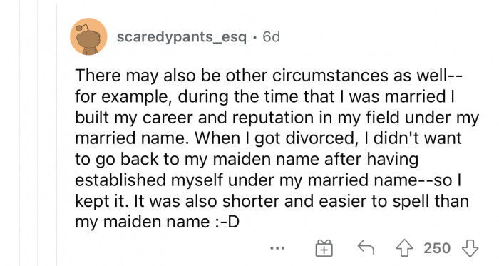 People share their experiences and why they decided or didn't decide to change their last name back.