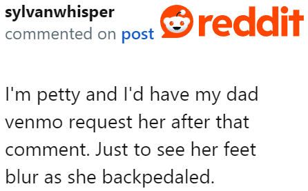 If this user were in the OP's shoes, she would get her dad to send the Venmo request.