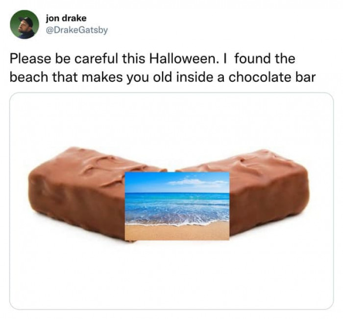 13. They can fit anything into a chocolate bar nowadays.