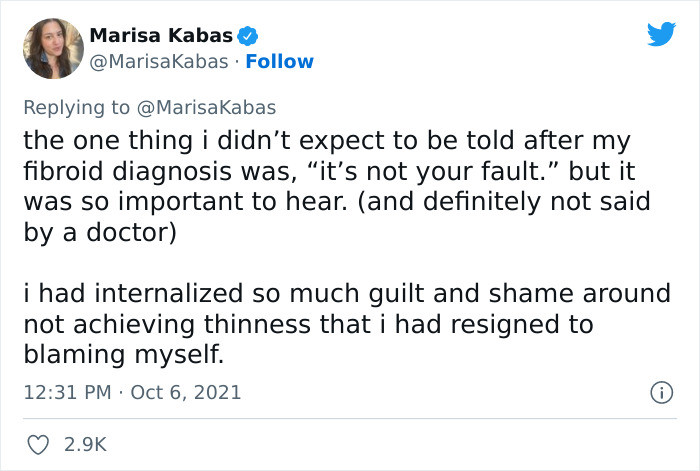 I resigned to blaming myself