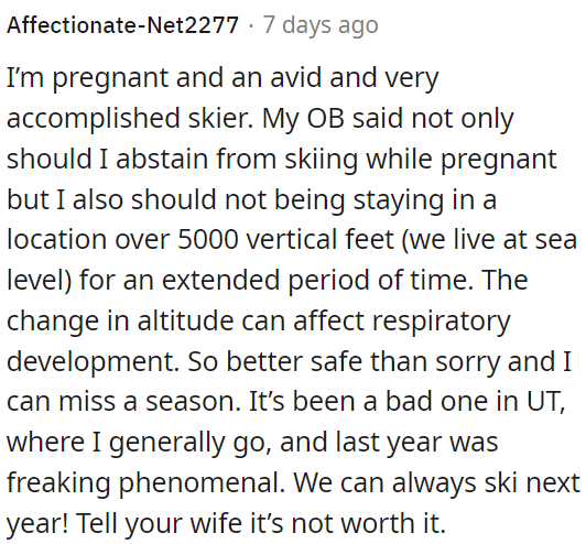 She should skip this season; it's better to be safe.