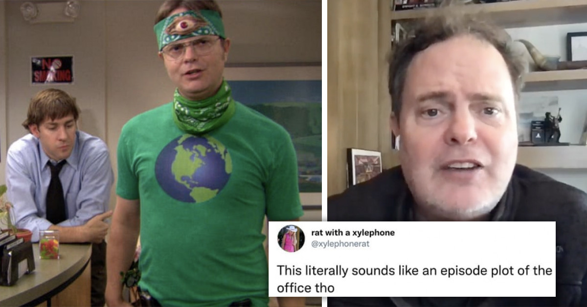 Rainn Wilson (Dwight From The Office) Changed His Name To "Rainnfall Heat Wave Extreme Winter Wilson" To Bring Attention To Climate Change