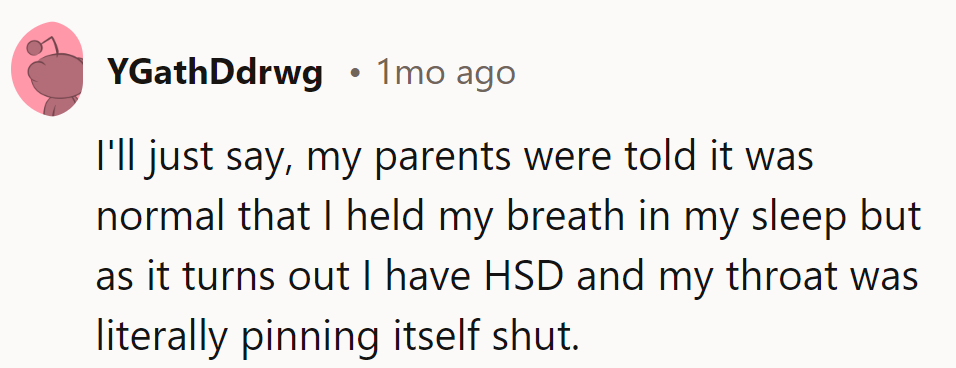 Surprise, it was HSD all along, not just a sleepy quirk!
