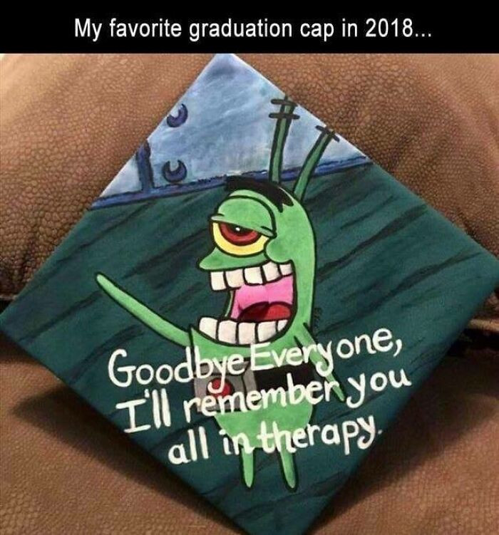 33. A funny graduation cap