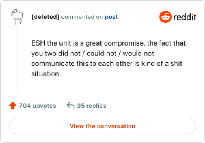 The two of them couldn't even communicate