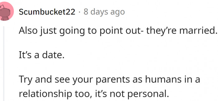 The parents are humans in a relationship