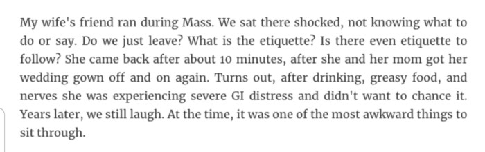 10. At least she came back