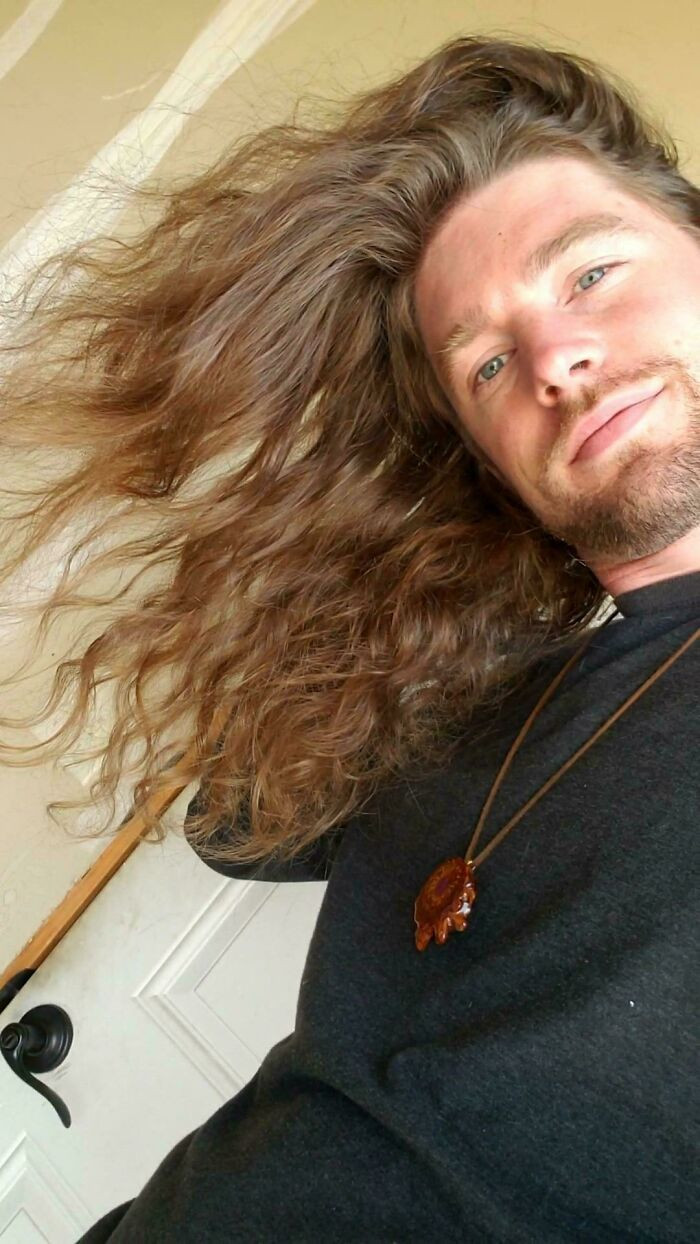 "Happy I Have Natural Curls"
