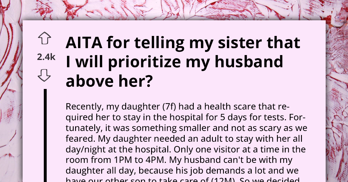 Family Tensions Rise During Medical Crisis After Mother of Young Patient Refuses to Split Husband’s Visitation Hours with Her Sister