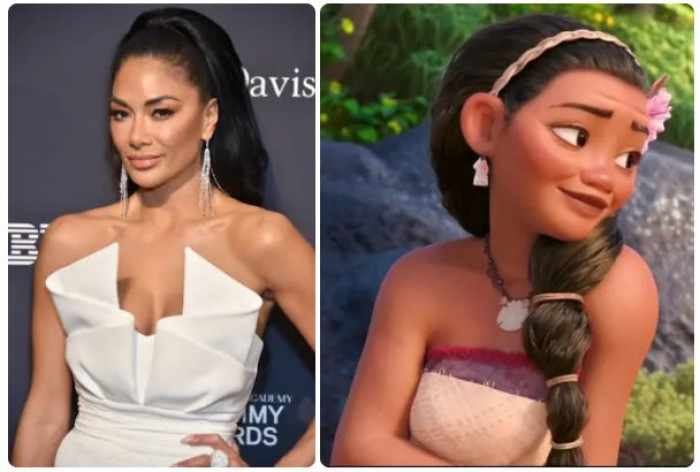 9. Nicole Scherzinger as Sina, aka Moana's mom, in Moana