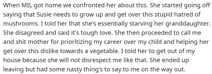 so they confronted the mother-in-law.