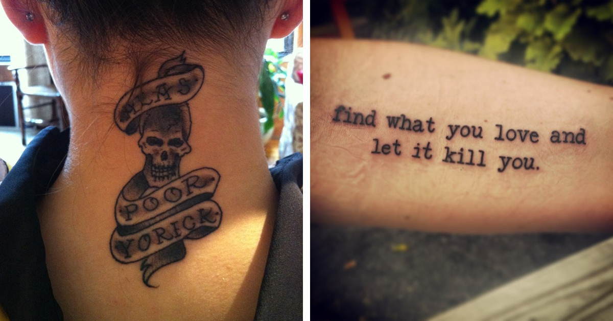 15 Tattoos Every Bibliophile Needs To See
