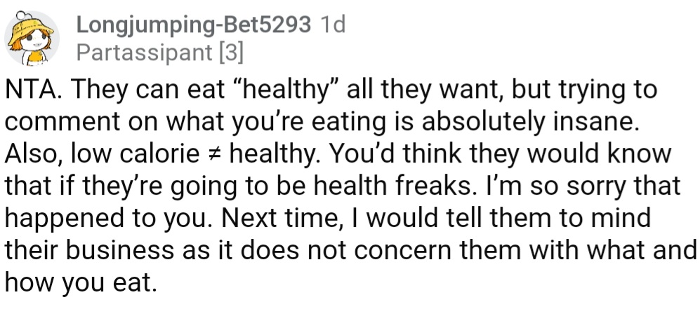 Check out some interesting comments we've gathered from the Reddit community;