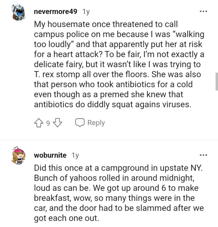 This Redditor's housemate once threatened to call campus police