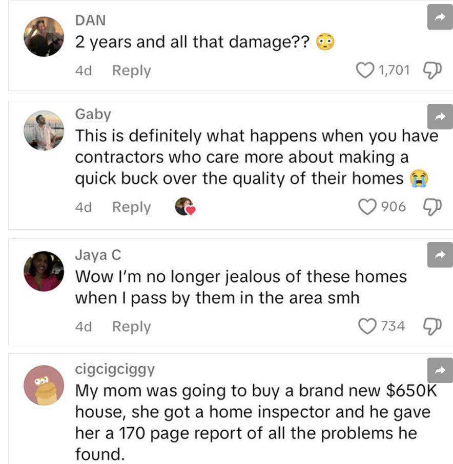 The reaction from commenters was far from positive.