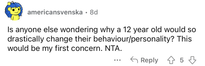 Okay, but what's going on with him?