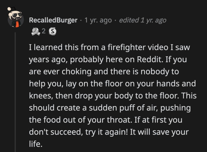 9. My irrational fear as an adult is slightly alleviated
