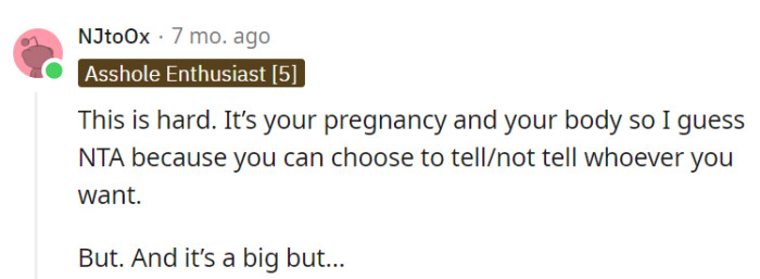 OP has the right to decide who gets the news, but they should be prepared for the big 