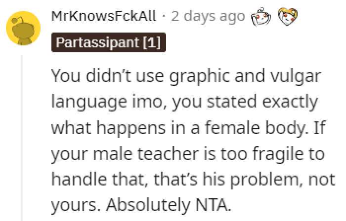 Just stating the truth