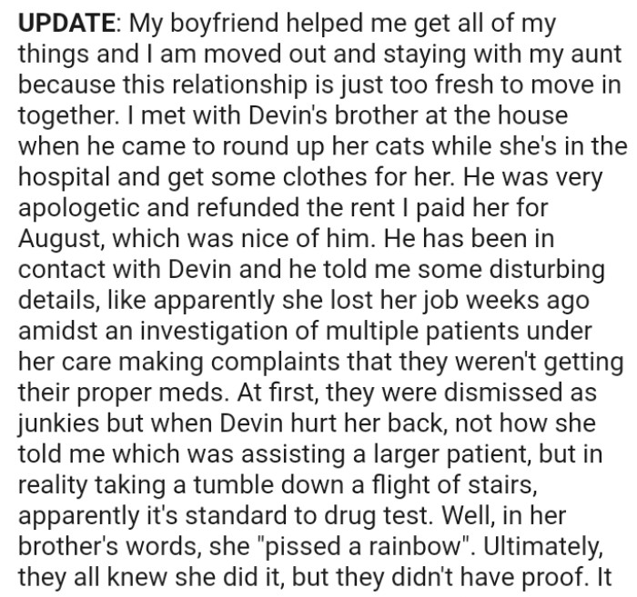 This update posted by the OP later revealed the cause of Devin's behavior
