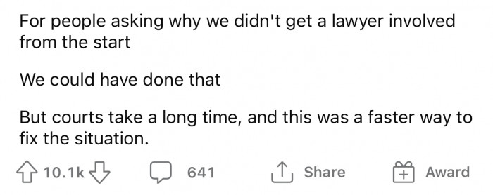 The alternative solution takes way too much time and effort.