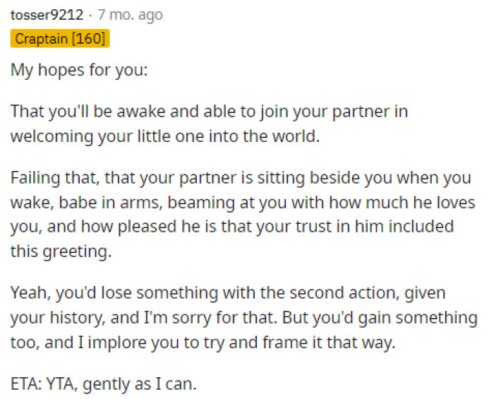 Some people came and offered a lot of encouragement to OP regarding her situation, hoping that things will work out for the best.