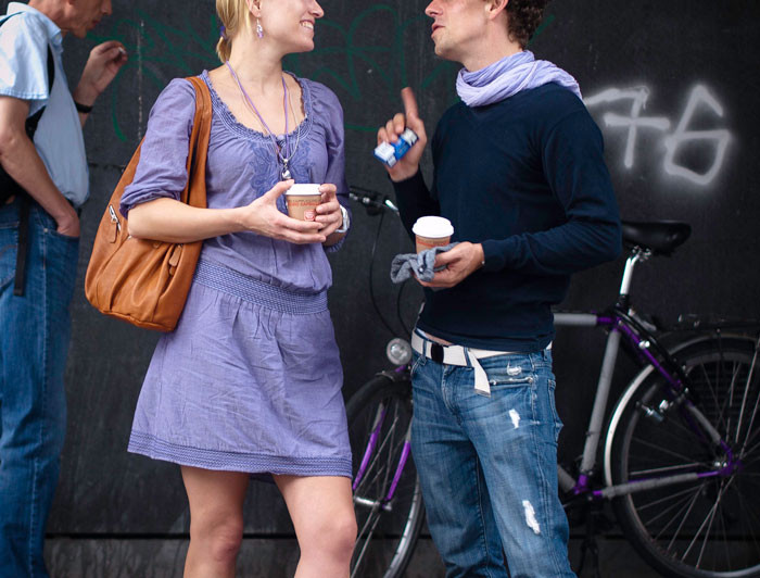 Woman makes a man regret telling her to smile