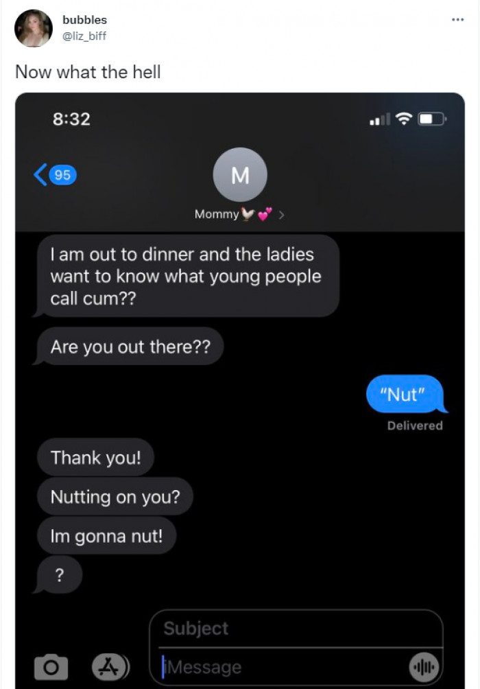 27. Teaching Mom some new vocab.