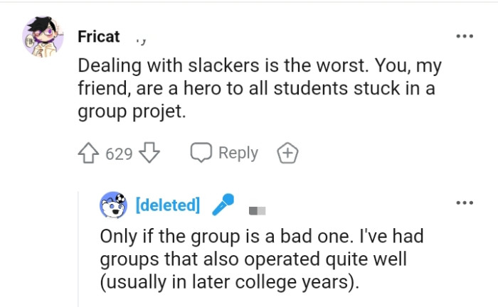 You are a hero to all students stuck in a group project