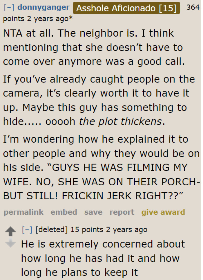 This guy has no right to remove an item that secures the OP's home. He's probably hiding something, which is why he's so bothered by it.
