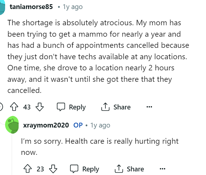 This sounds ridiculous, and honestly, it's just wild that there is such a shortage of techs.