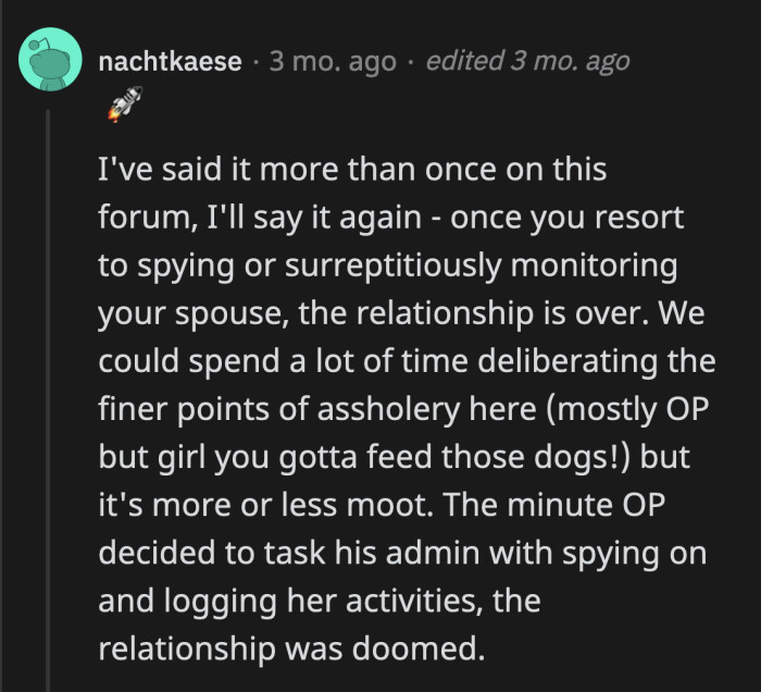 Unless OP and his wife put in the same amount of effort to fix what's rotting here, their marriage already has an expiration date