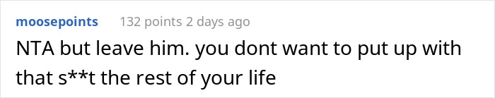 Some people go to the extreme, thinking that it's best to leave him.