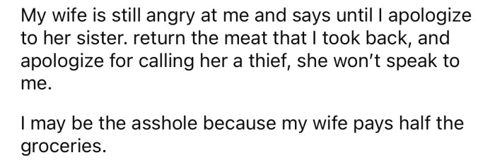 Now the OP is wondering if he is the a**hole here.