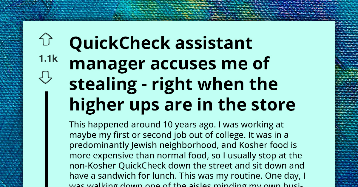"Wrongfully Accused Of Stealing" - A QuickCheck Incident Unfolds In Front Of Corporate