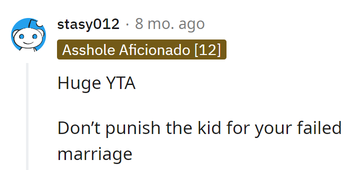 Lesson learned: No penalties for the player in the game of divorce.