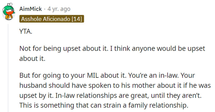 In-law dynamics can really be complex...