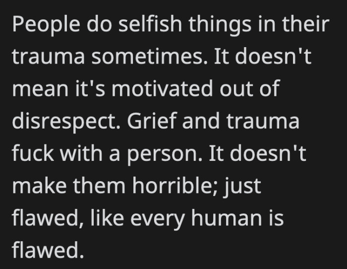 to maybe give perspective on how the uncle was feeling