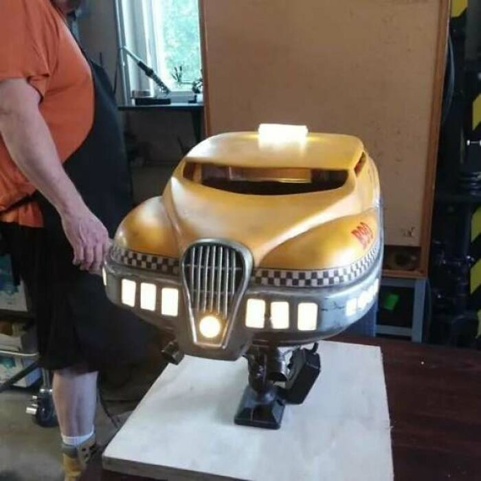 "3D Printed Taxi From Fifth Element"