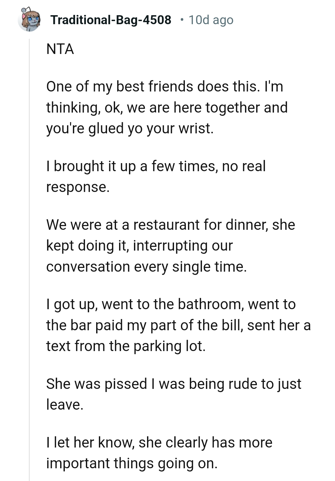 Being Together While the Person Is Glued to Their Wrist