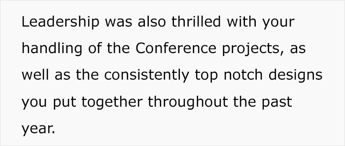 Leadership Was Thrilled Too